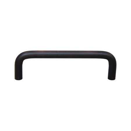 Crown 4" Wire Cabinet Pull with 3-3/4" Center to Center Oil Rubbed Bronze Finish CHP39610B